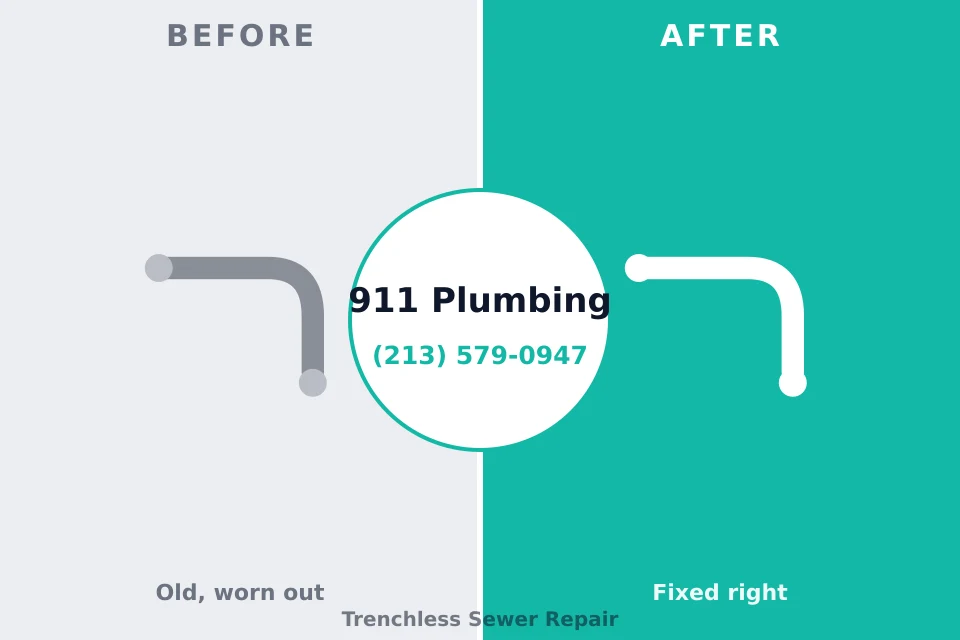 Before and after: plumbing company Pullman, WA